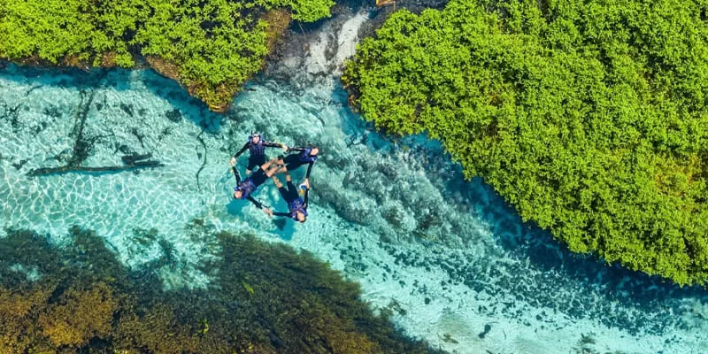 Barra do Sucuri, Bonito MS: snorkelling where the Sucuri meets the Formoso