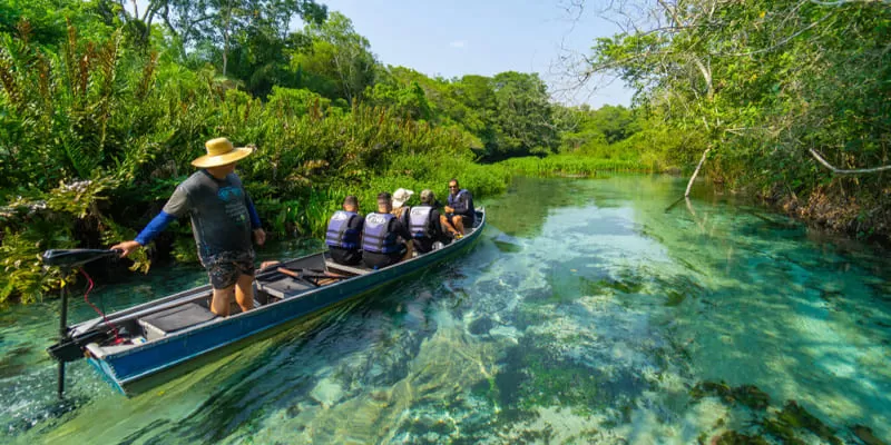 Barra do Sucuri, Bonito MS: snorkelling where the Sucuri meets the Formoso