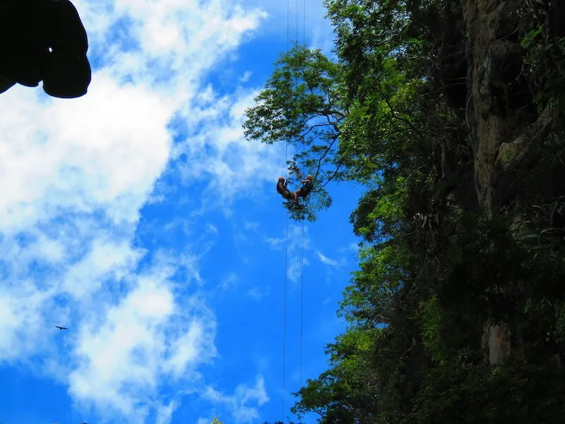 Boca da Onça, Bodoquena MS: a waterfall trail and Brazil biggest abseil