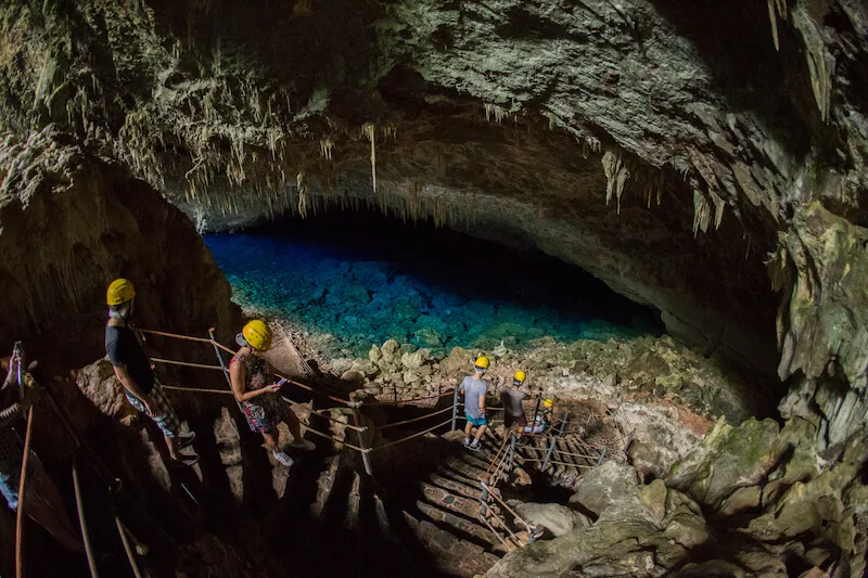 Blue Lake Cave, Bonito MS: what to expect from the descent