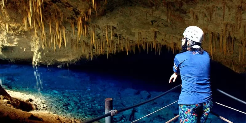 Blue Lake Cave, Bonito MS: what to expect from the descent