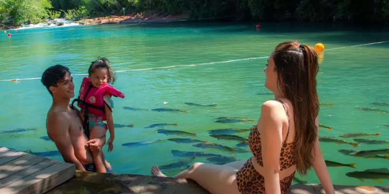 Jardim Ecopark, Jardim MS : une baignade de rivière sur la route du Rio da Prata