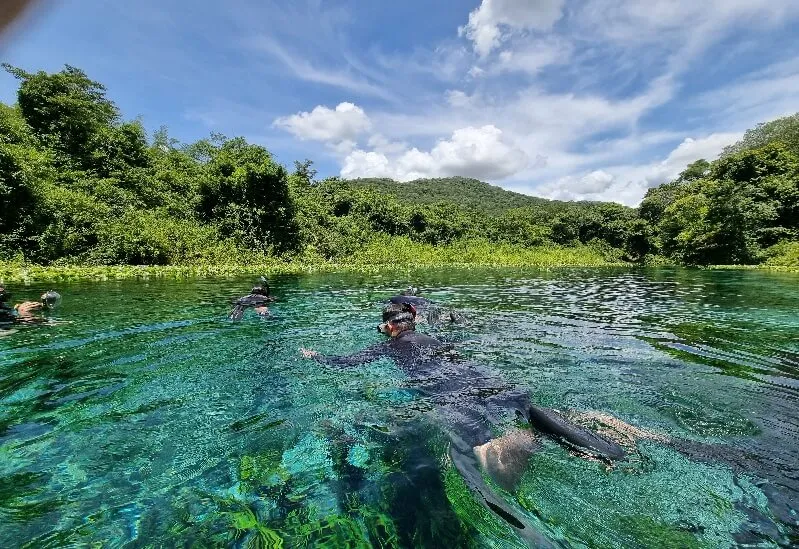 Nascentes da Serra and Rio Azul, Bonito MS: snorkelling away from the crowd
