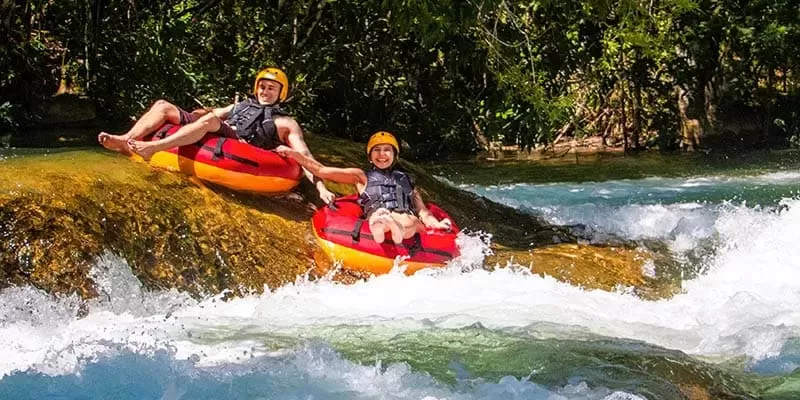 Parque Ecológico Rio Formoso, Bonito MS: ciambella, cavallo e bagno