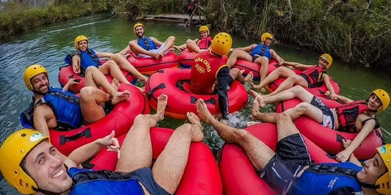 Parque Ecológico Rio Formoso, Bonito MS: ciambella, cavallo e bagno