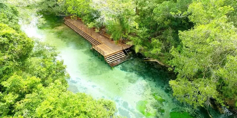Refúgio da Barra, Bonito MS: the river without a schedule