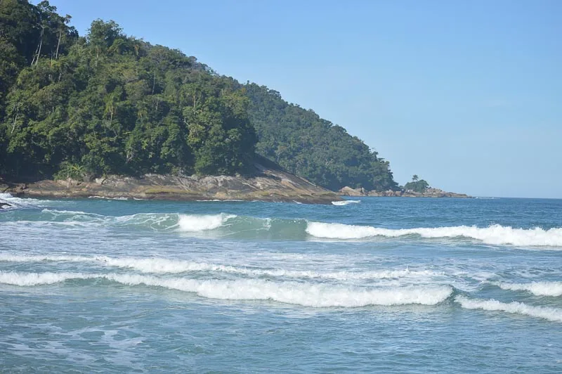 Town beaches, Ubatuba, litoral norte de Sao Paulo